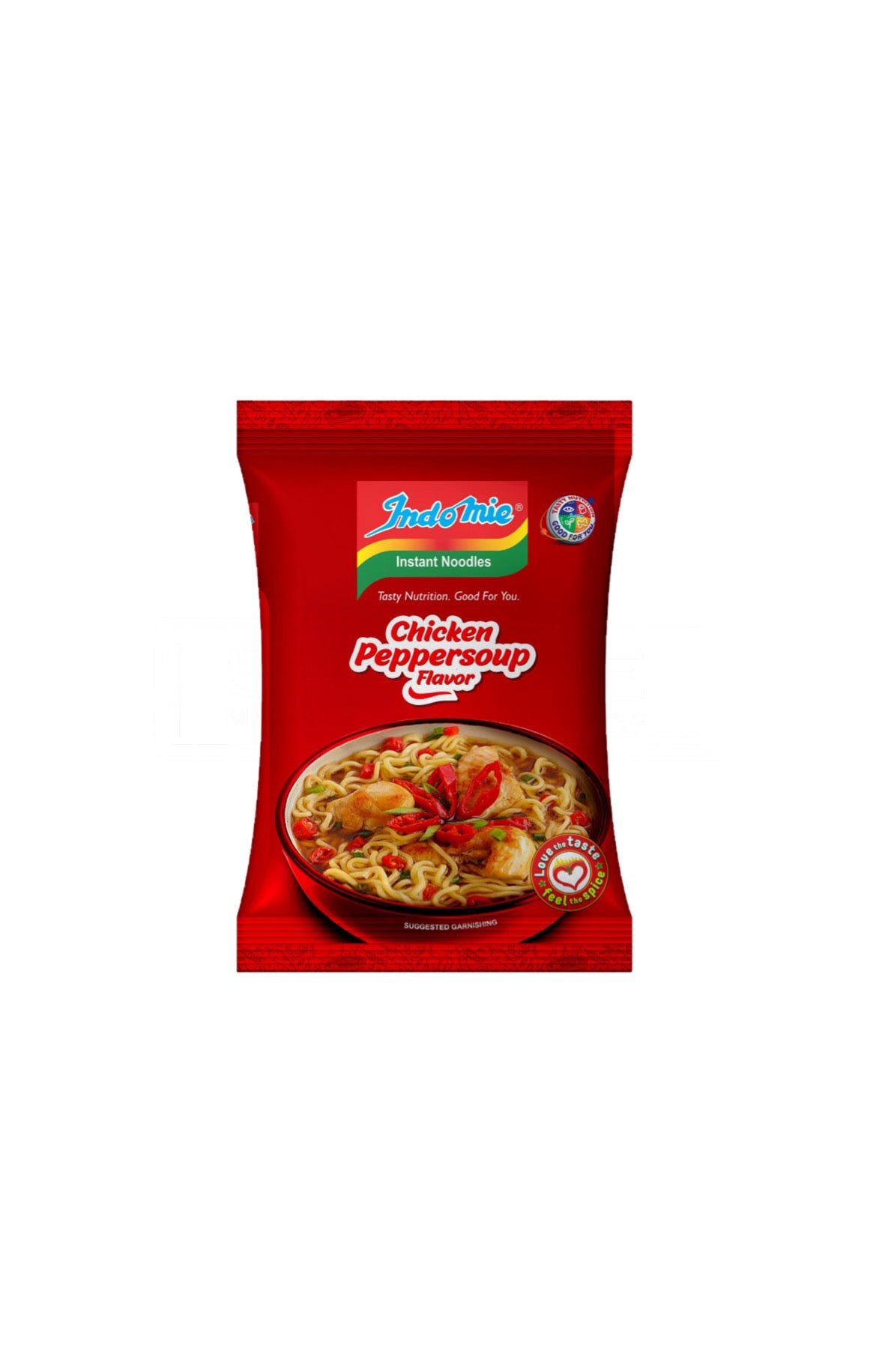 Nigerian chicken pepper soup indomie noodles