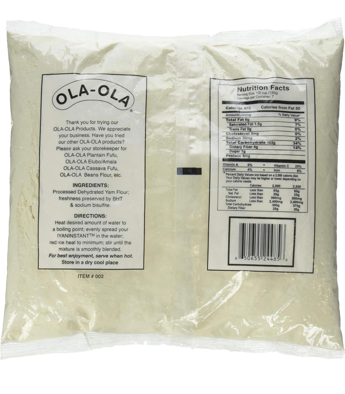 Ola Ola pounded yam