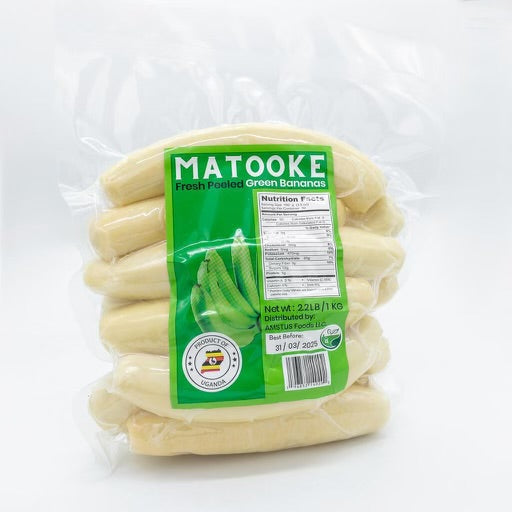Matooke peeled unripe bananas Uganda 